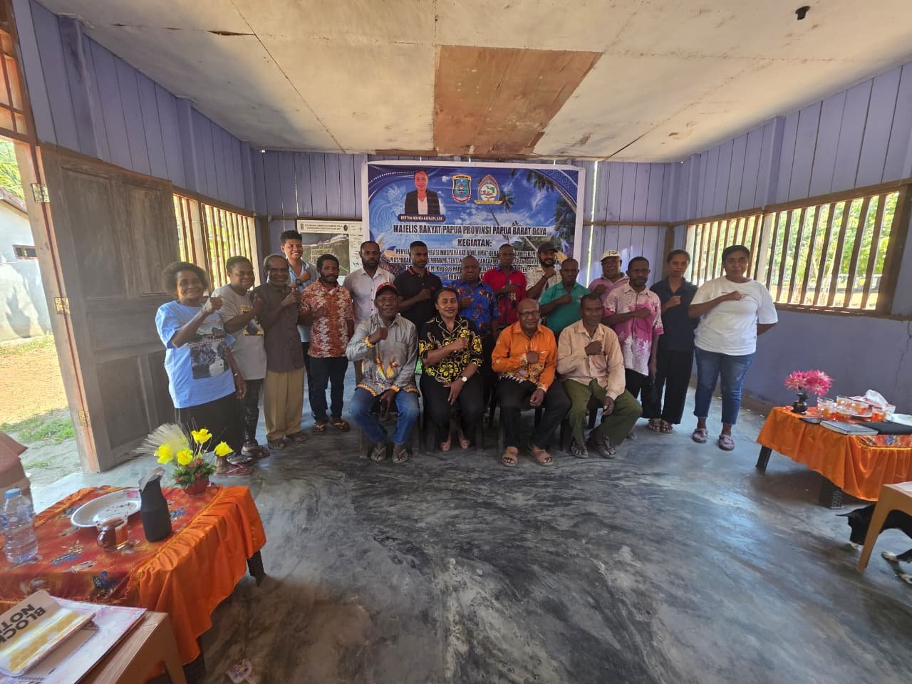 Anggota MRP PBD, Bertha Gefilem Serap Aspirasi Masyarakat di Distrik Selemkay Kabupaten Sorong