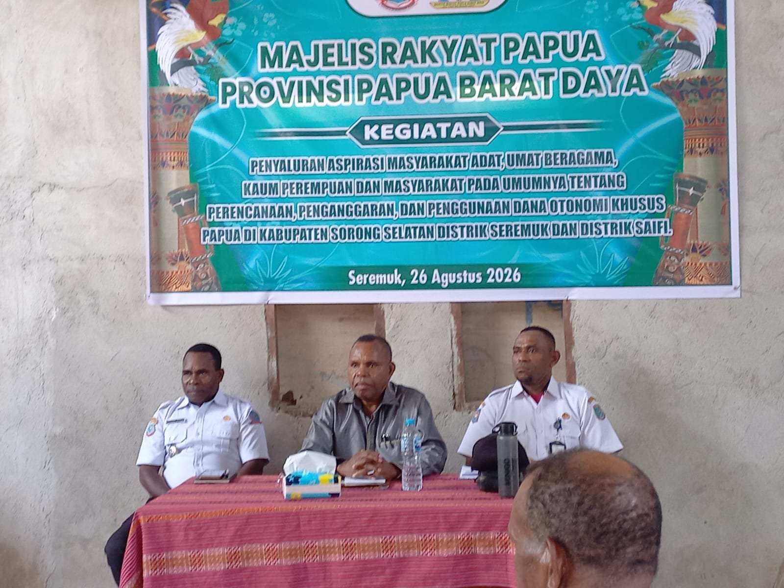 Aspirasi Warga Distrik Saifi Sorong Selatan Resmi Diserap MRP PBD