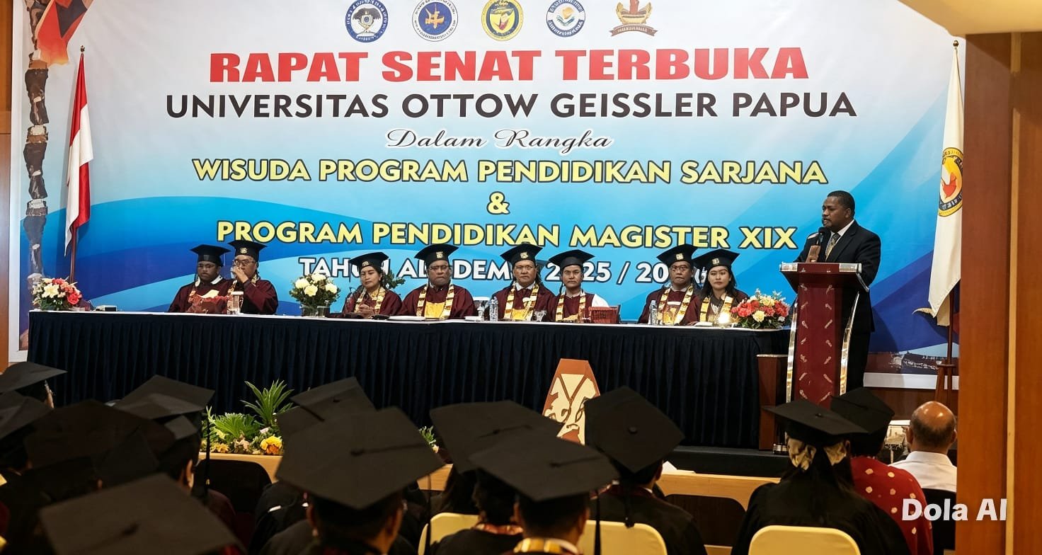 Universitas Ottow Geissler Papua Wisuda 86 Lulusan Sarjana dan Magister